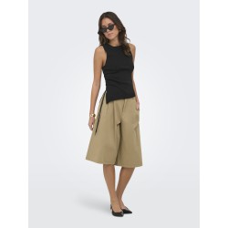 ONLY Milo ærmeløs string top - Black