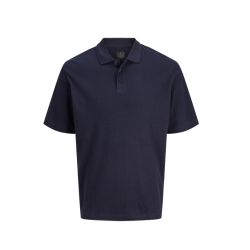 JACK & JONES Bla robert kortærmet polo - Night Sky