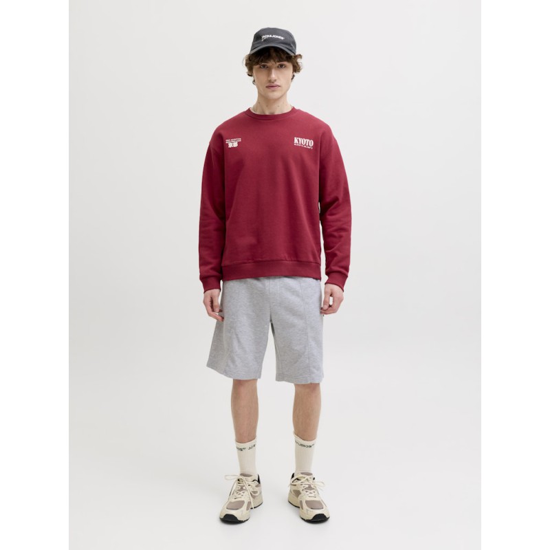 JACK & JONES Karl bradyley pintuck shorts - Light Grey Melange