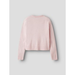 NAME IT KIDS Karin langærmet strik cardigan - Lotus