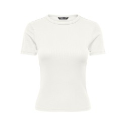ONLY June kortærmet t-shirt - Cloud Dancer