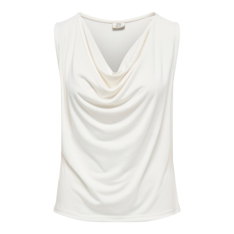 JDY Esti vandfald top - Cloud Dancer