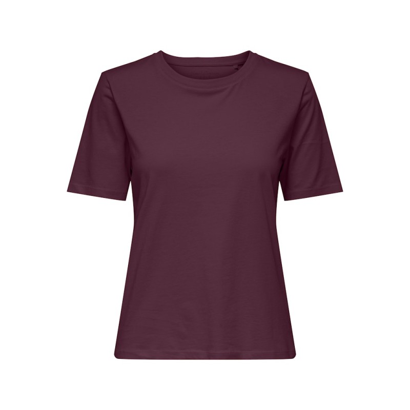 ONLY Happy S/S Rund Hals T-shirt - Fig