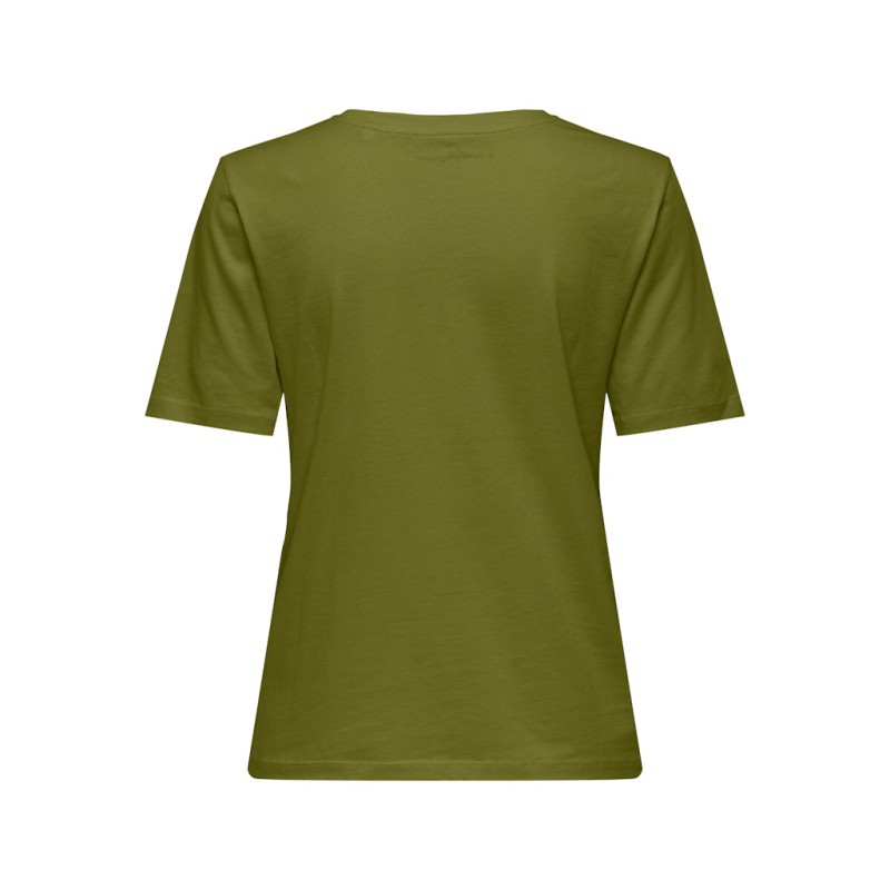 ONLY Happy S/S Rund Hals T-shirt - Cardamom Seed