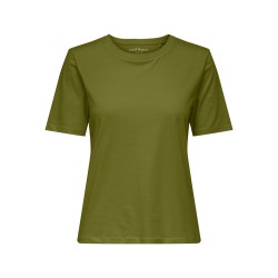 ONLY Happy S/S Rund Hals T-shirt - Cardamom Seed