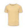 KIDS ONLY Riley kortærmet t-shirt - Italian Straw