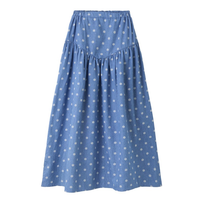 NAME IT Kids Fikka maxi nederdel - Blue Yonder