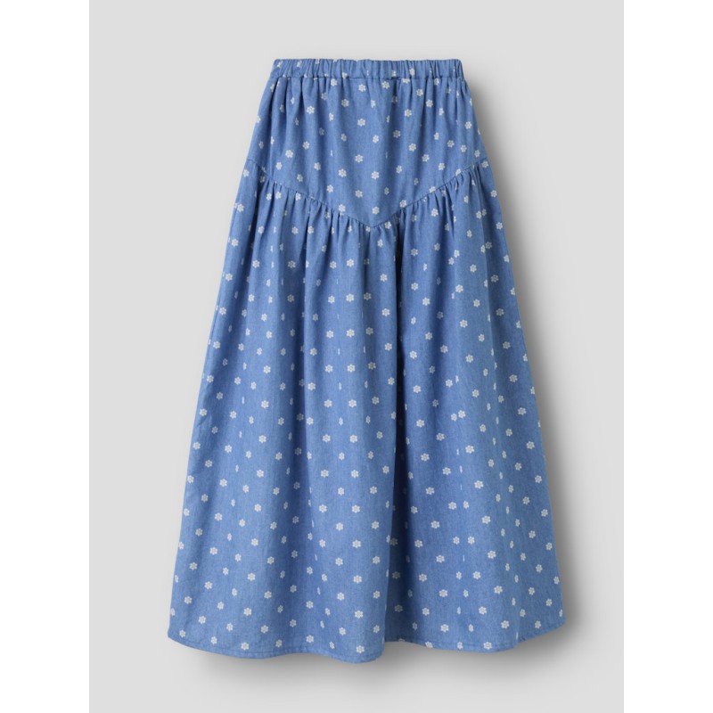 NAME IT Kids Fikka maxi nederdel - Blue Yonder