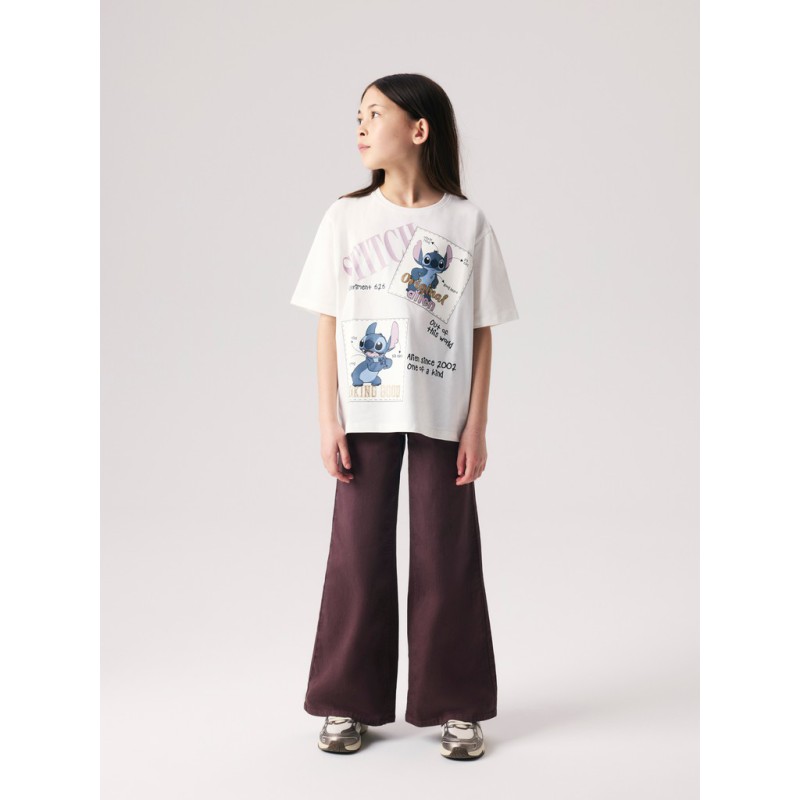 NAME IT Kids Rose Brede Twill Bukser - French Roast