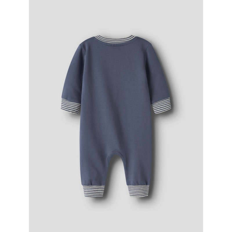 NAME IT Baby Koppe langærmet sweat dragt - Vintage Indigo