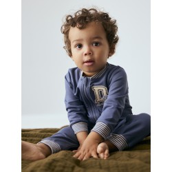 NAME IT Baby Koppe langærmet sweat dragt - Vintage Indigo