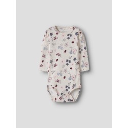 NAME IT Baby Kamelia langærmet bodystocking - Peyote Melange