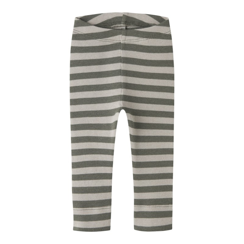 NAME IT Baby Banio x-slim leggings - Dusty Olive