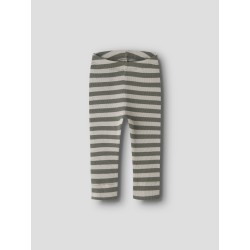 NAME IT Baby Banio x-slim leggings - Dusty Olive