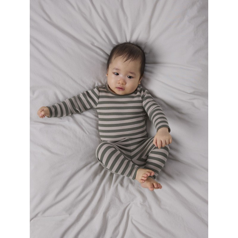 NAME IT Baby Banio x-slim leggings - Dusty Olive