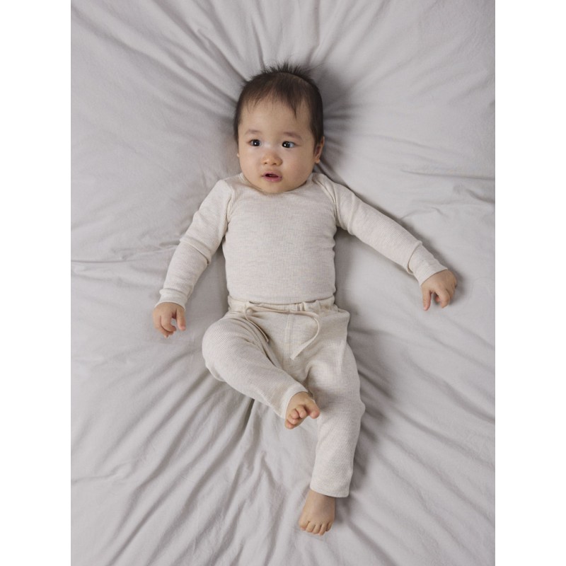 NAME IT Baby Kab bukser - Peyote Melange