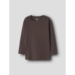 NAME IT MINI Kab langærmet bluse - French Roast