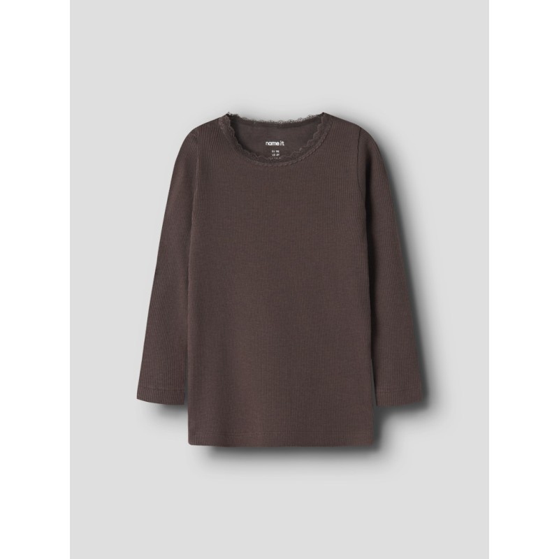 NAME IT MINI Kab bluse - French Roast