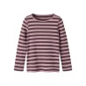 NAME IT Mini Banio langærmet x-slim bluse - French Roast