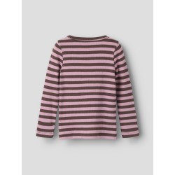 NAME IT Mini Banio langærmet x-slim bluse - French Roast