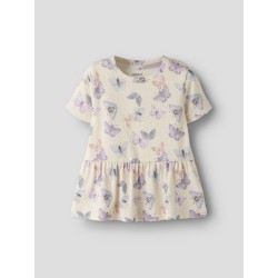 NAME IT Mini Filua kortærmet top - Peyote Melange