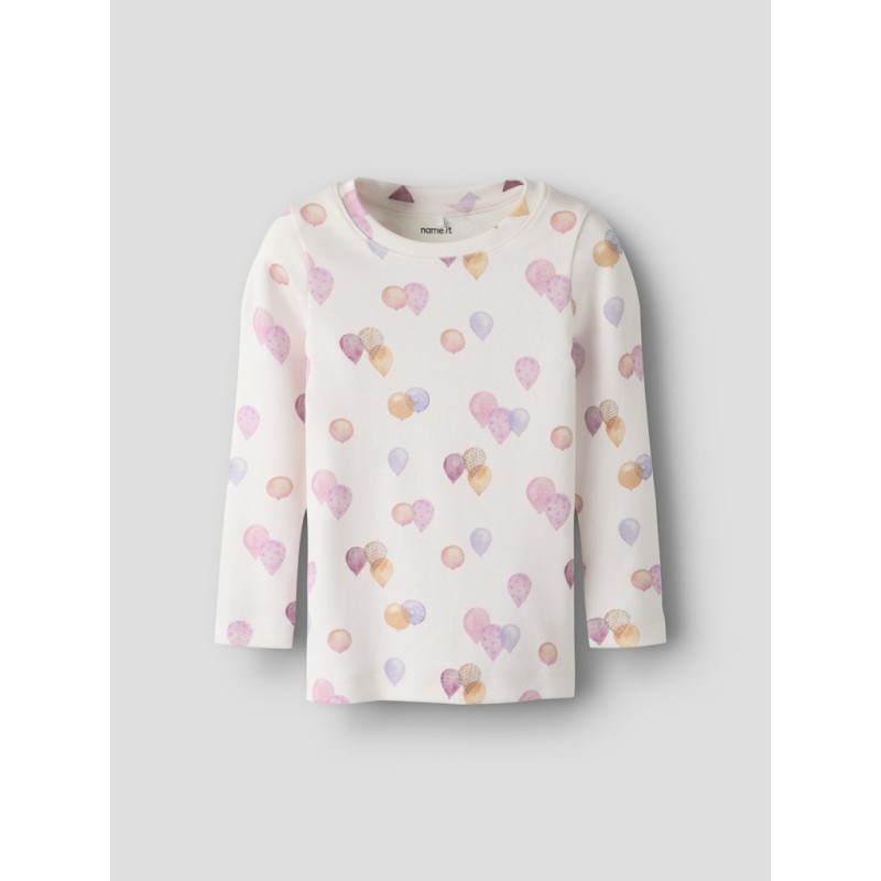 NAME IT Mini Delilah x-slim bluse - Carinaria