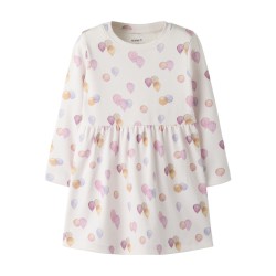 NAME IT Mini Delilah langærmet kjole - Carinaria