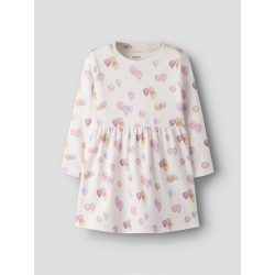NAME IT Mini Delilah langærmet kjole - Carinaria
