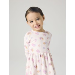 NAME IT Mini Delilah langærmet kjole - Carinaria