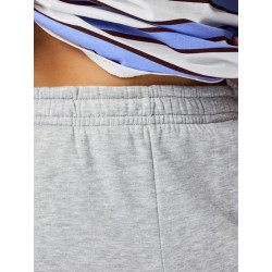 PIECES Chilli højtaljet straight sweatpants - Light Grey Melange