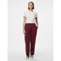 PIECES Chilli højtaljet straight sweatpants - Tawny Port