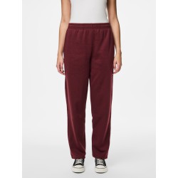 PIECES Chilli højtaljet straight sweatpants - Tawny Port