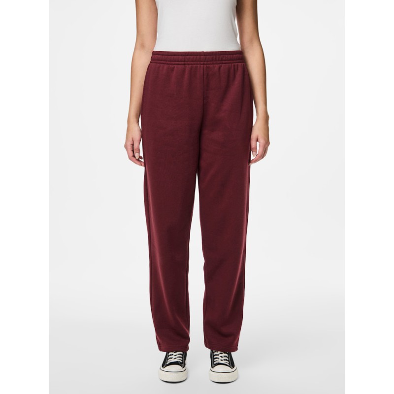 PIECES Chilli højtaljet straight sweatpants - Tawny Port