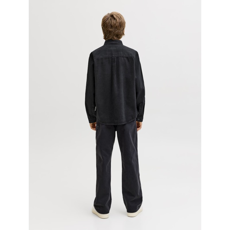 JACK & JONES JUNIOR Norrebro denim skjorte - Black Denim
