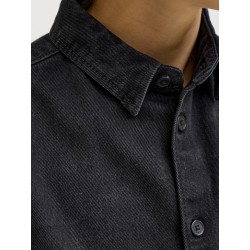 JACK & JONES JUNIOR Norrebro denim skjorte - Black Denim