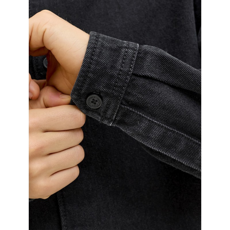 JACK & JONES JUNIOR Norrebro denim skjorte - Black Denim