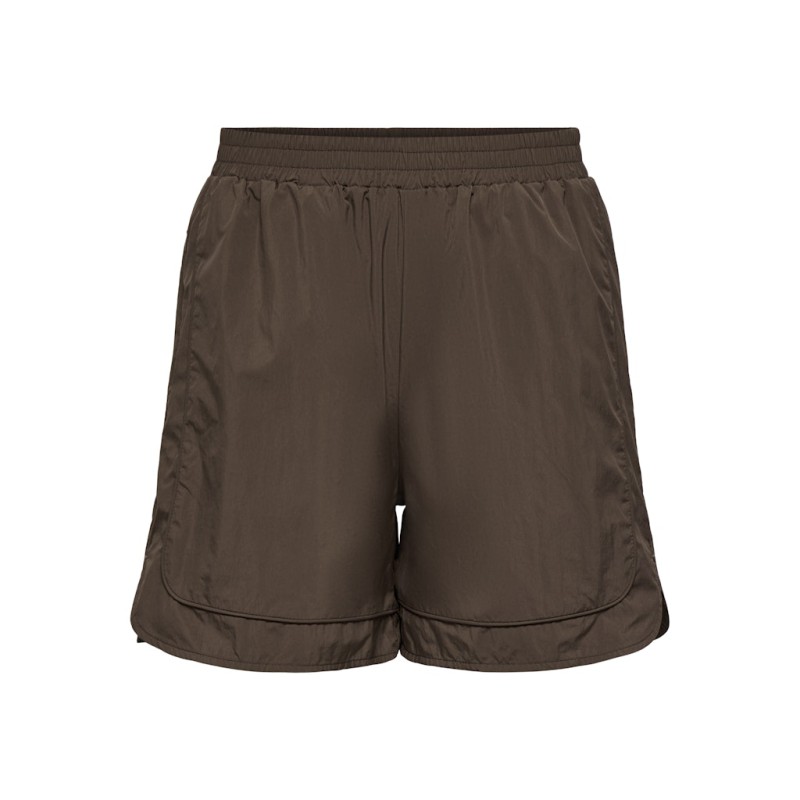 ONLY Lara piping shorts - Chocolate Martini
