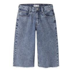 NAME IT KIDS Bella denim lange shorts - Medium Blue Denim