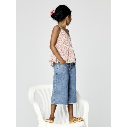 NAME IT KIDS Bella denim lange shorts - Medium Blue Denim