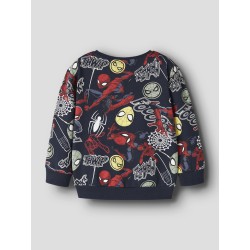 NAME IT MINI Jacco spider langærmet sweartshirt - Navy Blazer