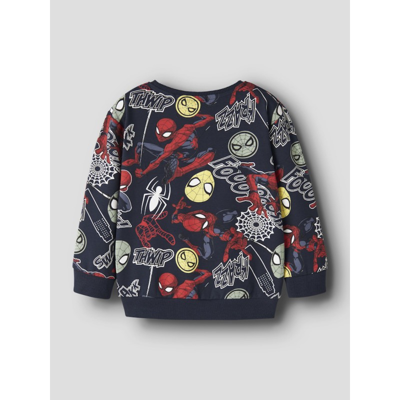 NAME IT MINI Jacco spider langærmet sweartshirt - Navy Blazer