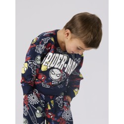 NAME IT MINI Jacco spider langærmet sweartshirt - Navy Blazer