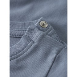 NAME IT BABY Karse langærmet body - Ashley Blue