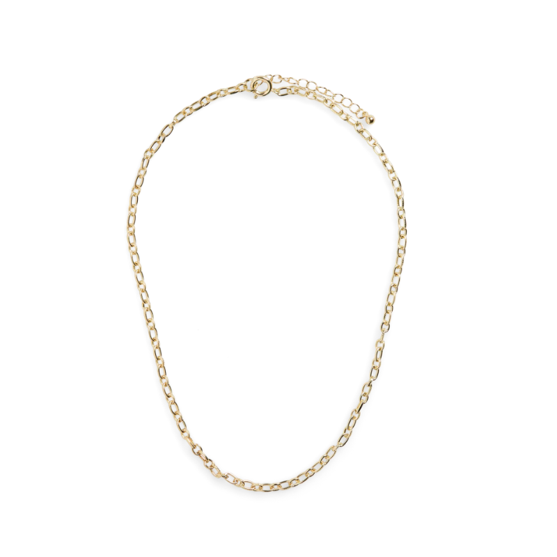 PIECES Tiffany forgyldt halskæde - Gold Colour