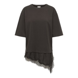 JDY Alma 2/4 Blonde T-shirt - Chocolate Torte