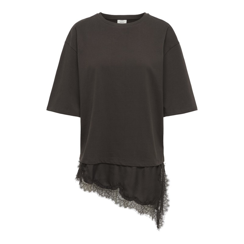 JDY Alma 2/4 Blonde T-shirt - Chocolate Torte