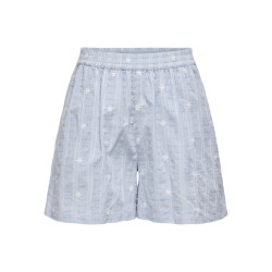 JDY Fia embroridery shorts - Cashmere Blue
