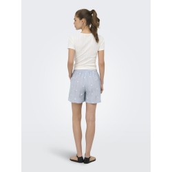 JDY Fia embroridery shorts - Cashmere Blue