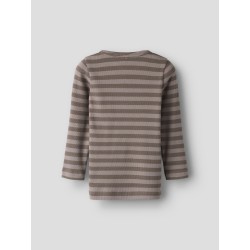 NAME IT Mini Banio langærmet x-slim bluse - Morel