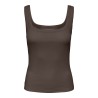 JDY Malli ærmeløs tanktop - Chocolate Brown